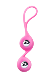 Розовые вагинальные шарики Futa - 0