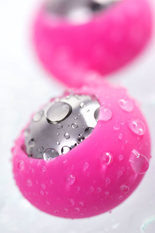 Розовые вагинальные шарики Futa - 8