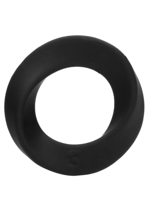 Черное эрекционное кольцо N 84 Cock Ring Medium - 0