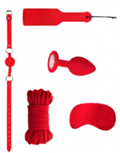 Красный игровой набор Introductory Bondage Kit №5 - 0