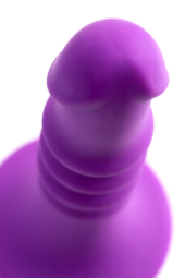 Фиолетовый анальный фаллоимитатор Drilly - 14 см. - 9
