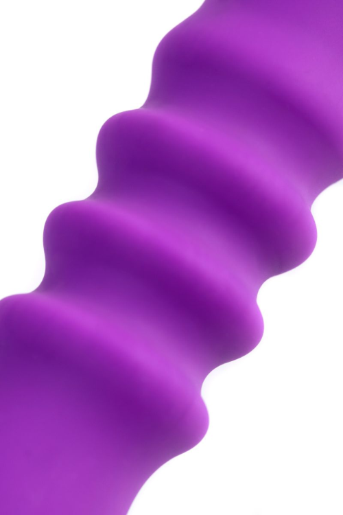 Фиолетовый анальный фаллоимитатор Drilly - 14 см. - 8