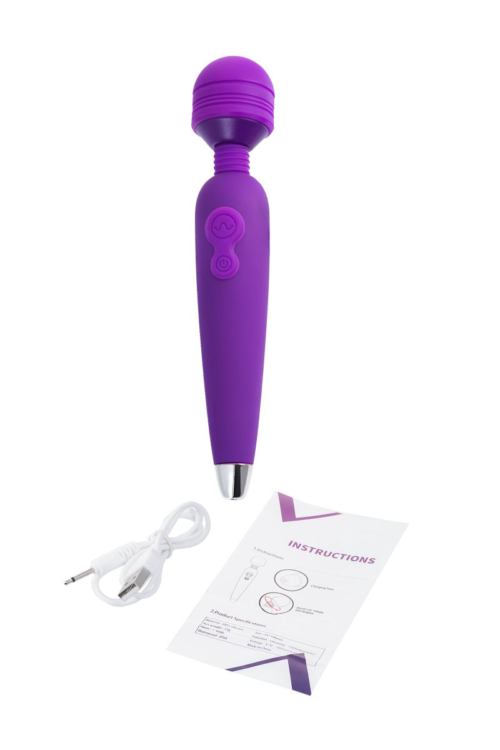 Фиолетовый вибратор-жезл Kily - 18,7 см. - 5