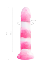 Розовый фаллоимитатор Owen - 18 см. - 10