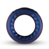 Фиолетовое эрекционное виброкольцо Saturn Vibrating Cock/Ball Ring - 1