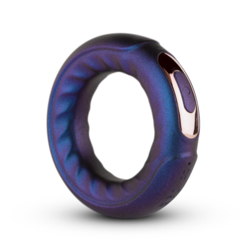 Фиолетовое эрекционное виброкольцо Saturn Vibrating Cock/Ball Ring - 0