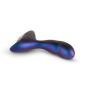 Фиолетовый вибромассажер Intergalactic с пультом - 12,6 см. - 1