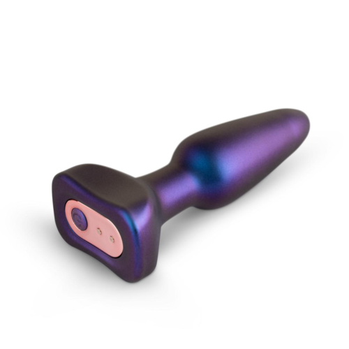 Фиолетовая анальная вибропробка Space Force - 13,9 см. - 1