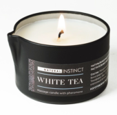 Массажная свеча с феромонами Natural Instinct WHITE TEA - 70 мл. - 0
