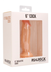 Телесный фаллоимитатор Realistic Cock 6 - 15 см. - 2