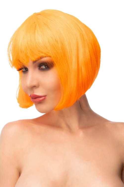 Оранжевый парик Аки - 0