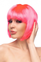 Ярко-розовый парик Ахира - 1