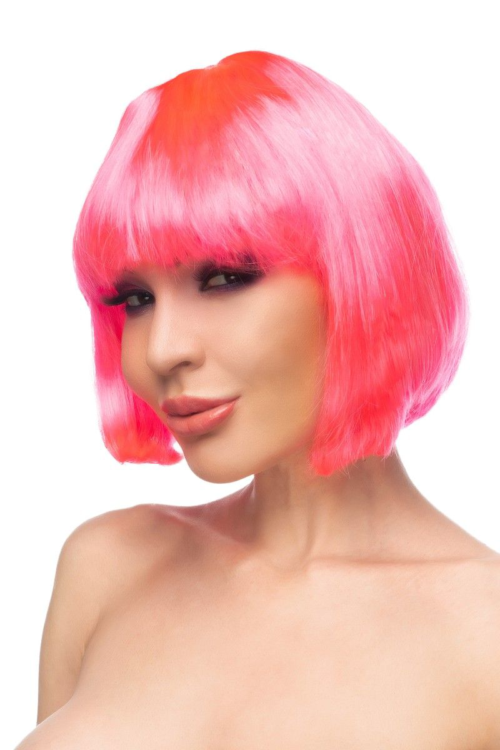 Ярко-розовый парик Ахира - 0