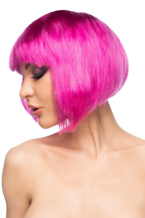 Ярко-розовый парик Теруко - 1