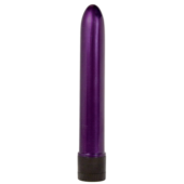 Фиолетовый классический вибратор RETRO ULTRA SLIMLINE - 17 см. - 0