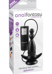 Анальный вибростимулятор с широким основанием Vibrating Anal Anchor - 14 см. - 1