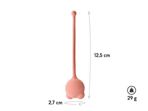 Персиковый вагинальный шарик Omicron - 1