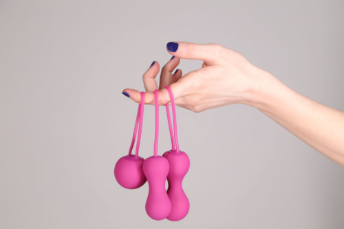 Набор розовых вагинальных шариков Je Joue Ami - 4