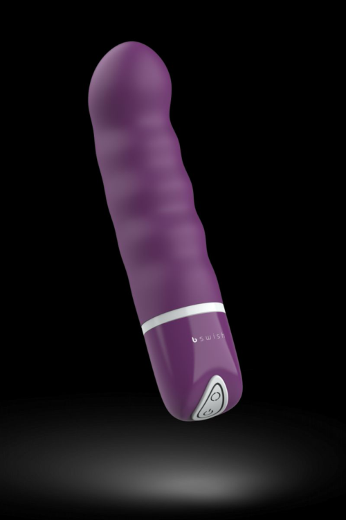 Фиолетовый мини-вибратор Bdesired Deluxe Pearl - 15,3 см. - 1
