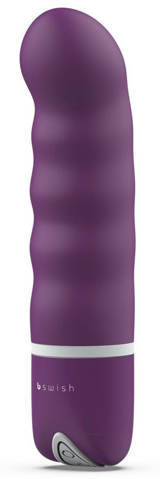 Фиолетовый мини-вибратор Bdesired Deluxe Pearl - 15,3 см. - 0