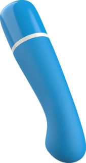 Голубой G-вибростимулятор Bdesired Deluxe Curve - 15,2 см. - 0