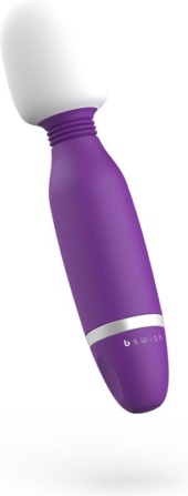 Фиолетовый жезловый вибростимулятор Bthrilled Classic - 20 см. - 0