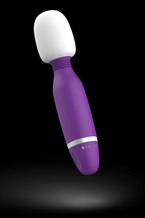 Фиолетовый жезловый вибростимулятор Bthrilled Classic - 20 см. - 1