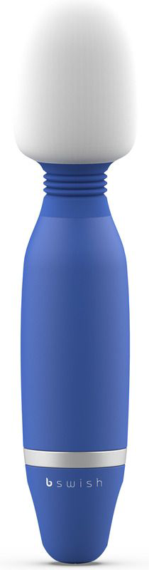 Синий жезловый вибростимулятор Bthrilled Classic - 20 см.