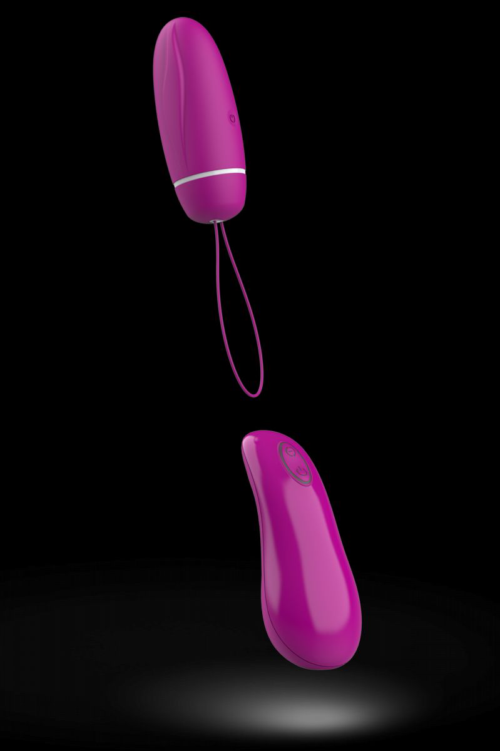 Ярко-розовое виброяйцо с пультом ДУ Bnaughty Deluxe Unleashed - 2