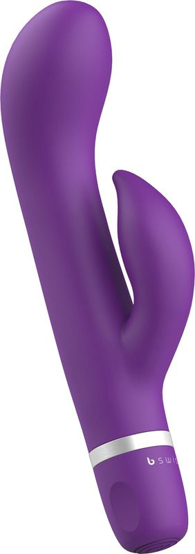 Фиолетовый вибратор-кролик Bwild Classic Marine - 19,3 см. - 0