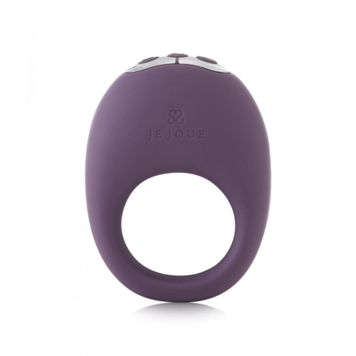 Фиолетовое эрекционное виброкольцо Mio Vibrating Ring - 0