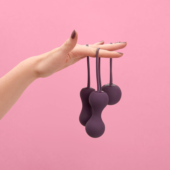 Набор фиолетовых вагинальных шариков Je Joue Ami - 4