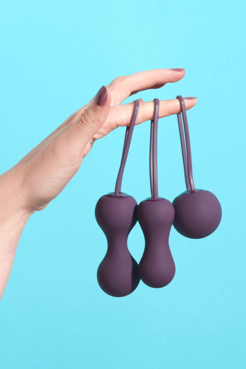 Набор фиолетовых вагинальных шариков Je Joue Ami - 3