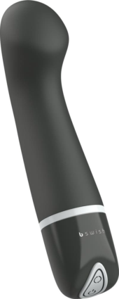 Черный G-вибростимулятор Bdesired Deluxe Curve - 15,2 см. - 3
