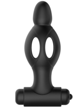 Черная анальная вибропробка Mr.Play - 11,8 см. - 0