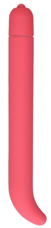 Розовый компактный вибростимулятор G-Spot Vibrator - 16 см. - 0
