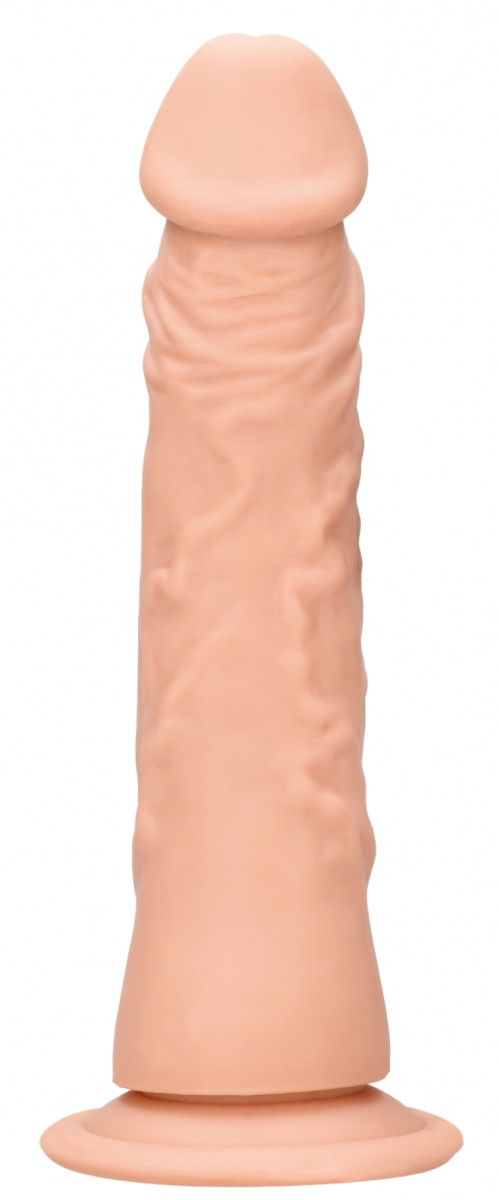 Телесная поясная насадка с трусиками Realistic Dildo - 20 см. - 0