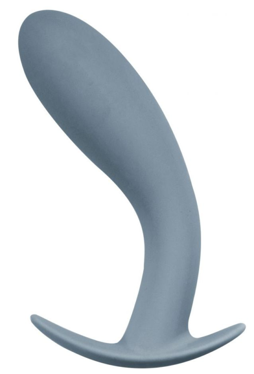 Грязно-синяя анальная пробка Gale - 13 см. - 0