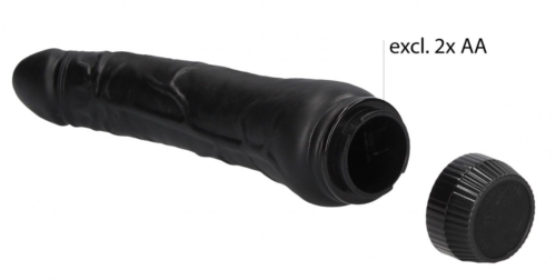 Черный вибромассажер Multispeed G-Spot Vibrator - 23,5 см. - 1