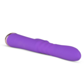 Фиолетовый вибратор-кролик The Queen Thrusting Vibrator - 29 см. - 4