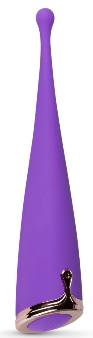 Фиолетовый клиторальный вибратор The Countess Pinpoint Vibrator - 19 см. - 0