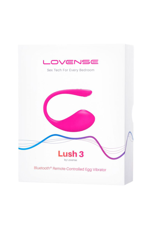Розовое виброяйцо Lovense Lush 3 - 6