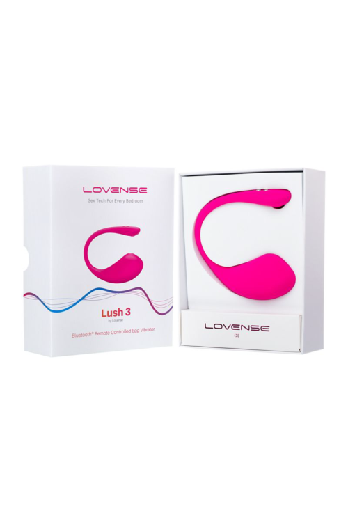 Розовое виброяйцо Lovense Lush 3 - 8