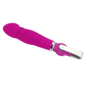 Розовый вибратор ALICE 20-Function Penis Vibe - 17,5 см. - 1