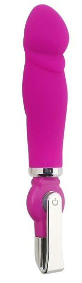 Розовый вибратор ALICE 20-Function Penis Vibe - 17,5 см. - 0