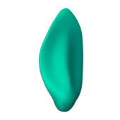 Зеленый клиторальный стимулятор Romp Wave - 0