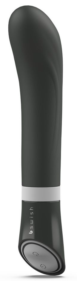 Черный G-стимулятор с вибрацией Bgood Deluxe Curve - 19,3 см. - 0
