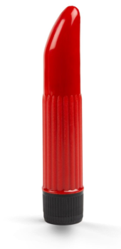 Красный мини-вибратор - 11,5 см. - 0