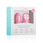 Розовое виброяйцо Vibrating Egg с пультом ДУ - 5