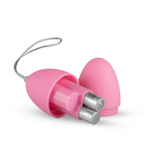 Розовое виброяйцо Vibrating Egg с пультом ДУ - 3